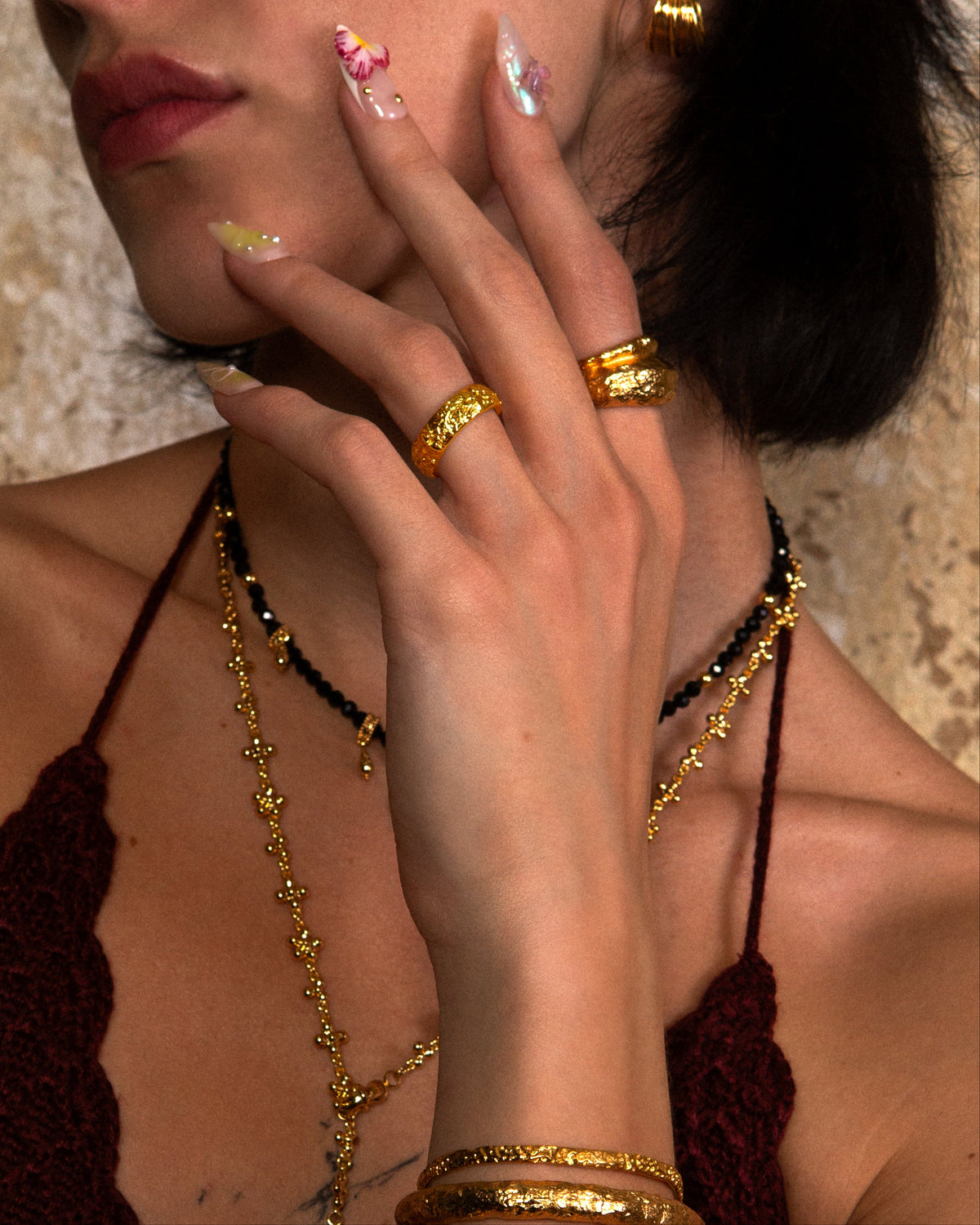 Serenade of Butterfly Orchid Ring